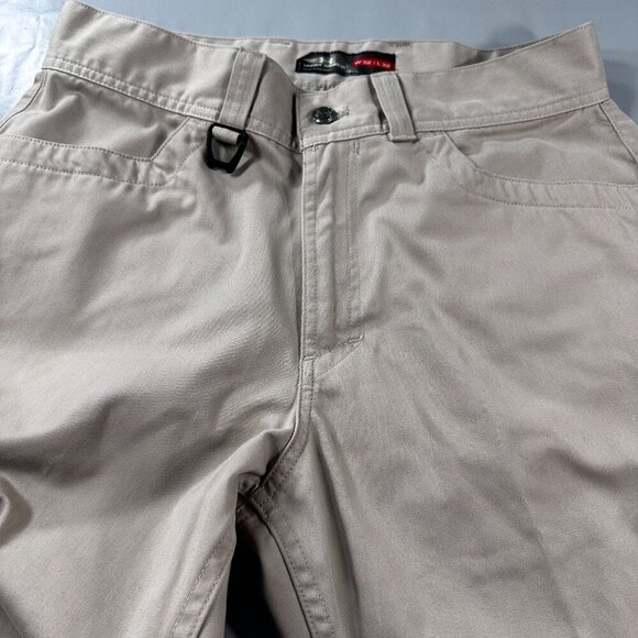 Under Armour Chino Khaki Pants Mens Drawstring Ankle Cargo Pocket Trousers - Picture 10 of 16